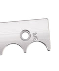 Close-up of Rebuild Vise Shaft Clamp Kit for Fox RockShox Manitou and DVO Forks and Shocks, 18 sizes, precision CNC 6061 aluminum