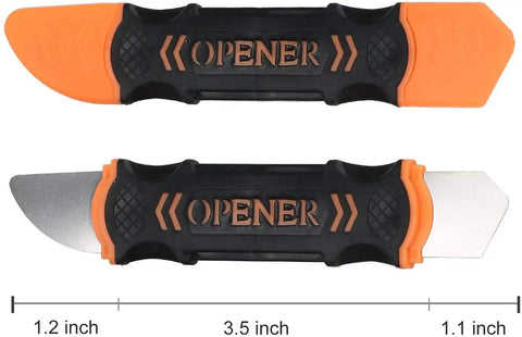 Screen Opening Tool Set 2 Piece Pliers And Suction Cup Screen Repair Kit For Mobile Phones Tablets And Laptops showing handle size