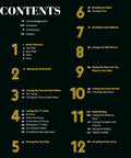 Upgraded Luthier Blueprint For Building Your Dream Acoustic Archtop Guitar Real Deal Construction Manual table of contents page.
