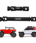 RC Steel Center Drive Shaft Upgrade For One Twenty Four Scale RC Crawlers Like Axial SCX24 Deadbolt GX470 CNC Hardened Steel Black Finish