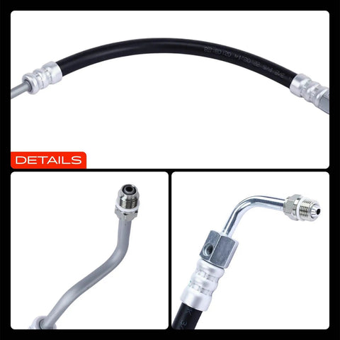 Power Steering Pressure Hose Line Assembly Fits Ford F-100 Ranger And Mazda B Series 1998 1999 2000 With 2.5L 3.0L 4.0L Engines Pump To Gear Rack Pinion close-up
