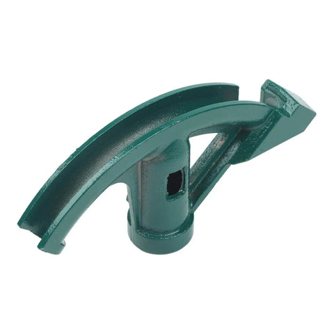 Ergonomic Manual Pipe Bender For Carbon Steel Water Gas Electrical Tubes, green heavy duty tool angle detail.