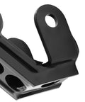 Close-up view of 2 Inch Rear Drop Lowering Shackles For Dodge Ram 1500 2500 3500 Mega Cab 2003 2013 8 Lug Trucks with Leaf Springs Under Rear Hanger