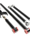 Rear Control Arm Kit With Adjustable Upper And Lower Arms And Panhard Bar For 2005 2014 Mustang S197 Chassis Upgrade Your Ride With Easy Alignment Stiffer Handling And Smooth Street To Track Performance, black steel rear suspension arms