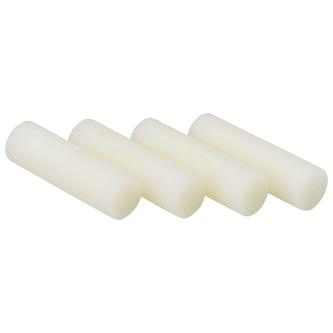 Four off-white 3748 Q hot melt adhesive sticks 5/8 in x 8 in displayed horizontally on a white background.