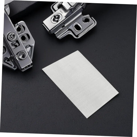4 Pack Stainless Steel Screen Mesh For Bumper Repair, Fine Mesh For Quick Fixes shown with automotive components