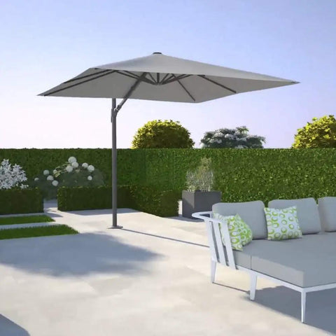 Ground Embedded Patio Umbrella Base For Cantilever Setups Space Saving Design That Frees Up Patio Space Rock Solid Stability In Windy Days