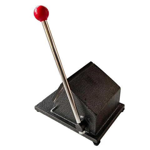 Manual PVC Card Cutter For CR80 Cards All Metal Desktop Die Cutter With Steel Blade Round Corner 0.8mm Cutting Thickness