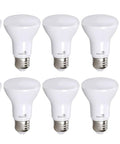 Ten R20 BR20 LED Light Bulbs 6W to 50W Equivalent 3000K Soft White 94 CRI 540 Lumens Dimmable Flicker Free Flood Light