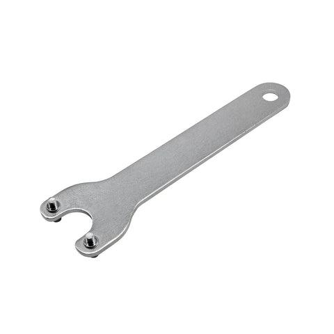 Top Shelf Two Pack Angle Grinder Wrench Compatible With DeWalt Side Spanner For D28112 And D28114 Heavy Duty Power Tool Replacement Accessory Quick Swap Fit, silver spanner wrench, 8.5 inches long.