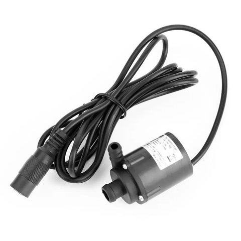 12V Micro Brushless Submersible Pump For Fountains, Pools, Ponds And Pet Aquariums with black cable, energy-efficient design