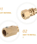 Dent Repair Welder Collet For Welder Gun Replacement Locking Chuck Head with alloy material, two angles shown