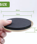 Carpet Furniture Sliders 8 Pack 3 And A Half Inch Move Heavy Furniture Effortlessly One Person Setup Protect Your Floors size view