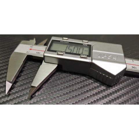 Digital Caliper With Small Point Jaw Stainless Steel Construction For Tiny Grooves And Tight Slots 0 To 6 Inch Measuring Tool