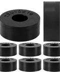 Heavy Duty Black Rubber Spacers Anti Vibration Damping Bushings 0.98 Inch Od 3/8 In Id 3/8 Inch Thick Multi Purpose Flat Washers
