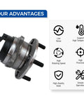 FWD Rear Wheel Hub And Bearing Assembly With Encoder ABS For Hyundai Santa Fe 2007 2018 Hyundai Veracruz 2007 2012 Kia Sorento 2011 2015 5 Lug Plug And Play, with product advantages