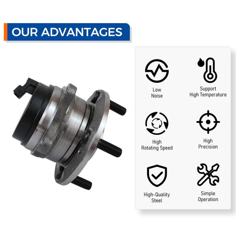 FWD Rear Wheel Hub And Bearing Assembly With Encoder ABS For Hyundai Santa Fe 2007 2018 Hyundai Veracruz 2007 2012 Kia Sorento 2011 2015 5 Lug Plug And Play, with product advantages