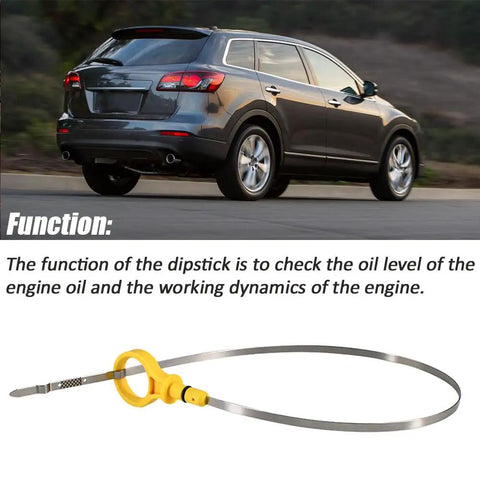 Mazda Engine Oil Dipstick Fits 2007-2013 CX-9 and 2009-2013 Mazda 6 Replaces CY01-10-450A CY0110450A shown below Mazda CX-9