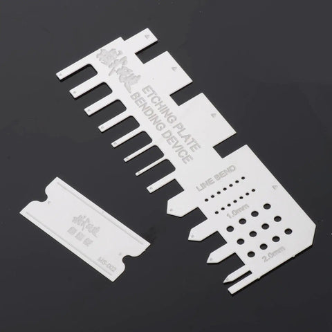 Pro Grade Model Tools Kit For Car Model Building And Metal Bending, Stainless Steel Hobby Etching Plate