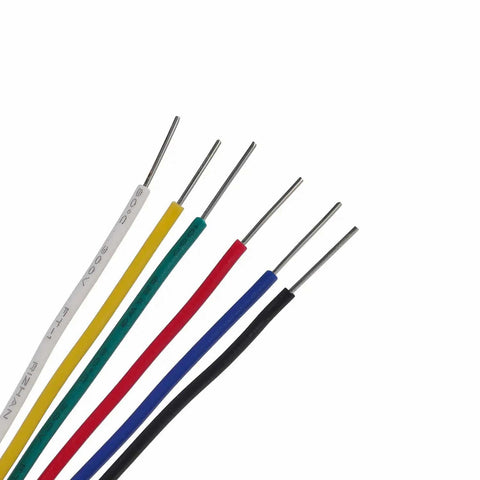 Solid 22 AWG Hookup Wire Kit With Six Color Coded Breadboard Wires 30 Feet Each PVC Insulated Durable Electronics Wire preview