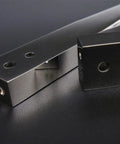 Close-up of Copper Rivet Setter Tool 2 In 1 For Leatherworking Stainless Steel Burr Setter for Size 9 and Size 12 Rivets