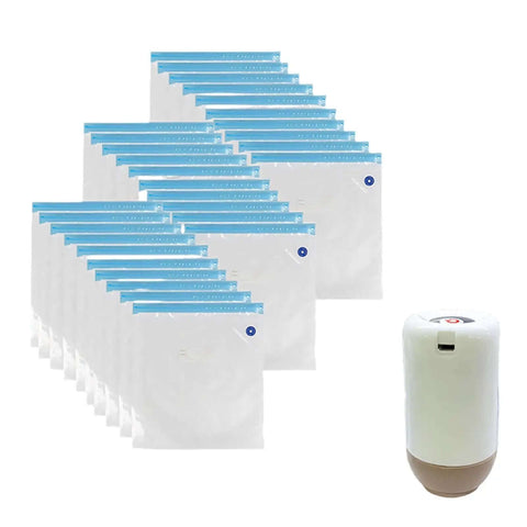 Filament Dryer Box With Quick Air Pump Sealing Real Time Humidity Proof Storage for 1.75mm and 2.85mm spools with bags and pump.