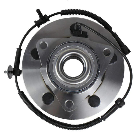 Front Wheel Hub and Bearing Assembly for Dodge Ram 1500 2006 2007 2008 With ABS 5 Lug Pattern 515113 Premium Aftermarket Replacement for Front Axle Direct Bolt On Fit top view