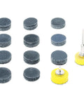 113 Piece 1 Inch Wet Dry Sanding Discs Set With 60-800 Grit, Hook And Loop Sandpaper With 1/8 Inch Shank Backing Pad For Drill And Rotary Tools