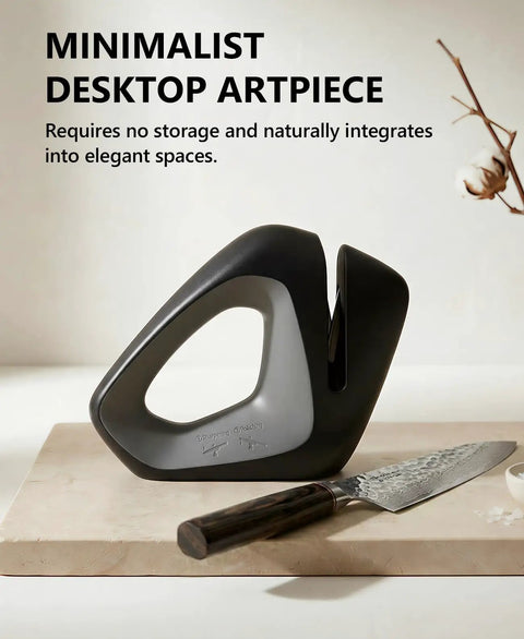 Smart Self Adaptive Knife Sharpener With Auto Angle Tech Delivers A Pro Edge In Seconds Safely Protects Blades