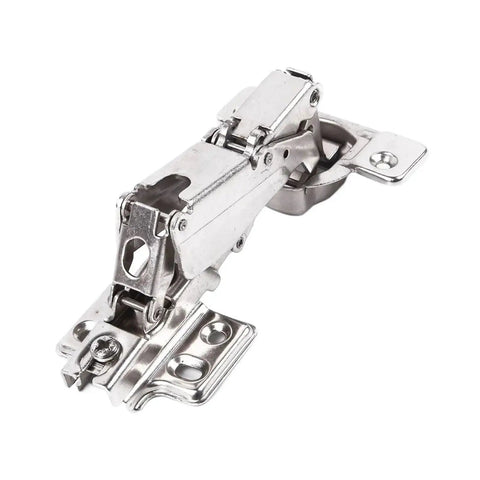 165 Degree Corner Fold Concealed Cabinet Door Hinge Set For Home Kitchen With Screws view on white background