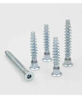 Sturdy Stainless Steel Wood Screws Set With Hex Or Pozi Drive Countersunk Flat Head, rust-resistant, 100 Pack M7x50mm for woodworking