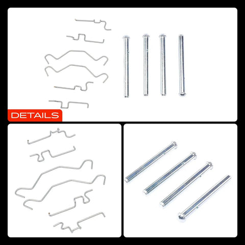 Upgrade Your Ride With This A Premium Rear Disc Brake Hardware Kit Compatible With Toyota Corolla Matrix Celica And Pontiac Vibe For Smooth Performance and Reliable Stopping Power Every Single Day, steel springs and pins