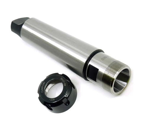 Heavy Duty Mt5 Morse Taper Shank Collet Holder For Lathes And Mills, Grips 2mm To 20mm Tools, alloy steel construction.