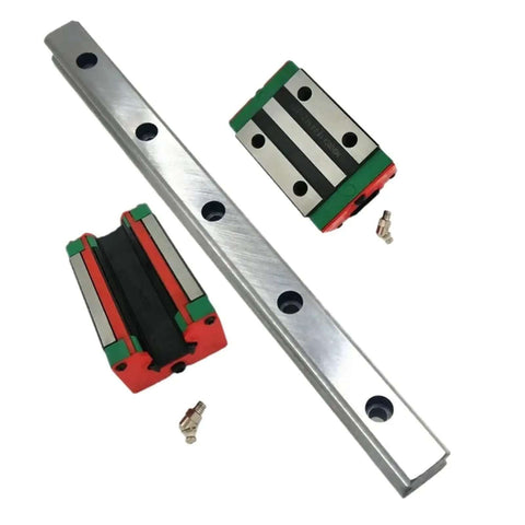 High Precision 15Mm Linear Guide Rail Kit With Two Rails And Four EGH15CA Bearing Blocks For Smooth 3D Printers And CNC Machines, steel rail set