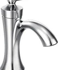 Wynford Chrome One Handle High Arc Bathroom Faucet With Drain Assembly For One Or Three Hole Setups Aerated Water Stream For Everyday Tasks