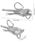 Heavy Duty Locking Sheet Metal Clamp Pliers For Auto Body Repair And Metalworking Versatile Panel Pulling Tool dimensions