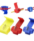 Easy Plug And Play Solderless Quick Splice Wire Connector Kit With Color Coded Clips for 22-18, 16-14, 12-10 gauge wires
