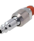 360 Degree Rotary Union Air Joint For Pneumatic Tools And Air Compressors Leakproof 360 Rotation Connector No Tangling Design High Flow Pneumatic Coupling For Hoses And Your Workshop Gear, silver metal hose fitting