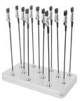 VBESTLIFE Helping Hands Soldering Station Kit With Magnet Base And 12 Flexible Alligator Clips for electronics repair, featuring 12 alligator clips on a metal base.