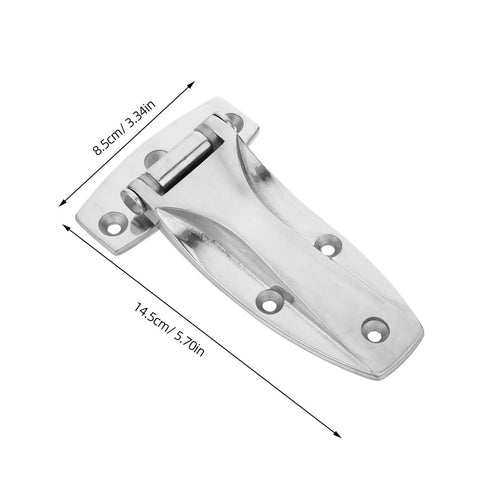 Stainless Steel Cabinet Door Hinge For Metal Cabinets Heavy Duty High Load Capacity Weather Resistant For Boats And Outdoor Use Concealed Marine Grade Hinges For Smooth Operation And Tough As Nails Cabinet Access, 14.5cm x 8.5cm