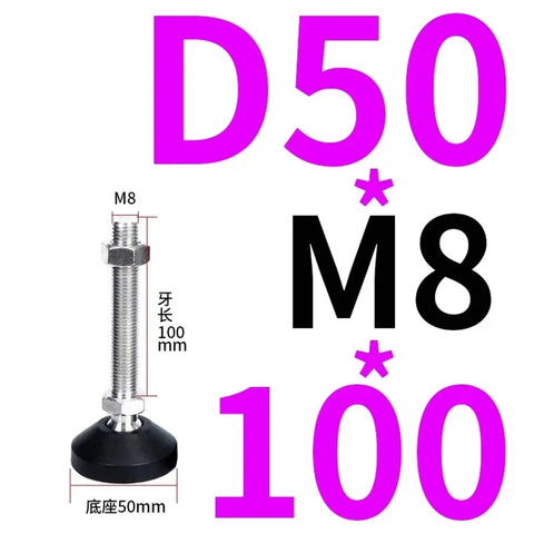 Adjustable Furniture Leveling Feet 12 Pack Universal Swivel Screw Glides For Tables Desks Chairs featuring M8 thread mount