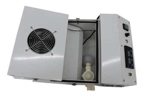 Industrial Ultrasonic Humidifier Cooler Sprayer 3kg/h Portable Pro Grade with open panel showing internal components.