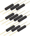 GPS-14A Reed Switch With 14mm Plastic Housing Anti Interference Magnetic Control Normally Open Switch 0.5A DC 100V 10-piece set