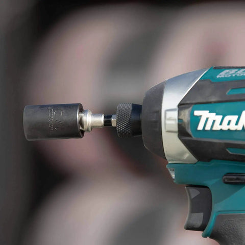 Three Piece Impact Ready Two Inch Square Socket Adapter Set Built Tough For High Torque Drivers And Drills With Retention Ball