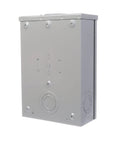 135 Amp Four Jaw Ringless Meter Socket With Ringless Cover for overhead and underground feed, front view.
