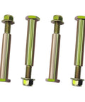 Heavy Duty Wheel Bolts And Lock Nuts Kit Fits Cub Cadet Craftsman Husqvarna Lawn Tractors Four Pack Three Eighths Inch Threads