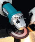 4-1/2 Inch Paddle Switch Angle Grinder With 7.5 Amp Motor Delivers 11,000 RPM, Lightweight 4.5 Lbs, Compact 2-1/2 Inch Barrel