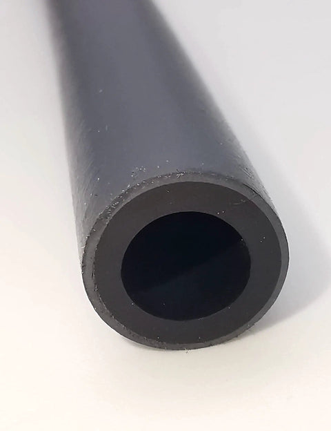 Close up of black rubber 10 Ft 1/4 Inch ID Fuel Line Hose For Gas And Diesel Engines And Generators Compatible With Kawasaki Kohler Briggs