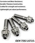 Titanium Stud Bolt Nut Kit For Harley Sportster 883 1200 Dyna Softail Electra Glide Road Glide Road King Fat Boy Upgrade