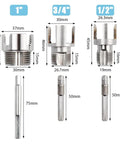 All In One PVC Pipe Threader Kit For One Half Inch Three Quarter Inch And One Inch Pipes Evponk Internal And External Threading Tool Set